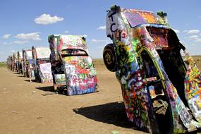 Colorful Rusted Cars