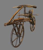 Bike Old Wheel Means Of