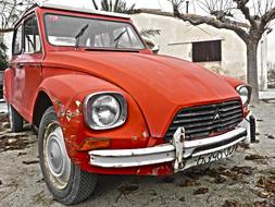 Antique Car Vintage Citroen Diane