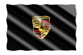 car brand flag porsche