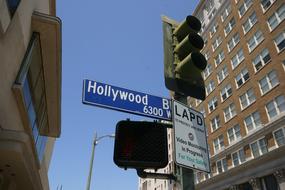 Hollywood Street Sign Los Angeles