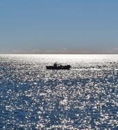 Boat Ocean Sunlight