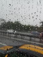 Raining Road Car