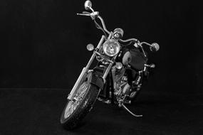 Motorcycle Chopper Chrome Two