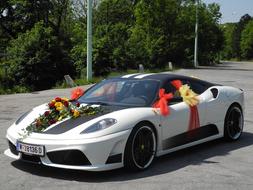 Wedding Car Auto Ferrari