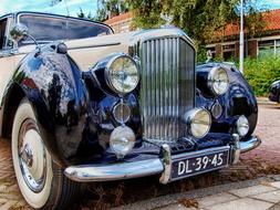 retro bentley mk car