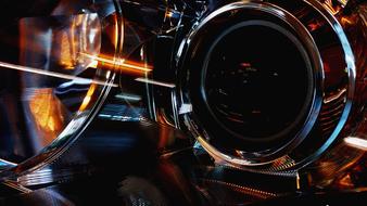 Headlights Glisten Shiny