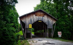 village covered bridge in Alabama