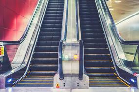 Escalator Subway Station