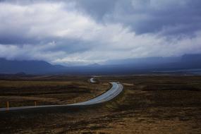 Road Iceland Horizon