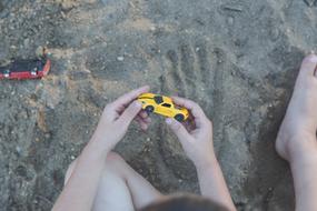 Playing Sand Kid