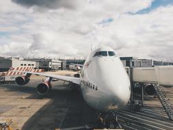 Airplane Jetway Travel in Airport