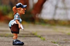 Mailwoman Civil Servant figure