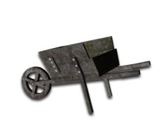 wheelbarrow rowern wood cart