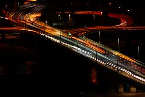Highway Night Lighthouse