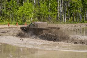 Mud Bog Truck Dirty