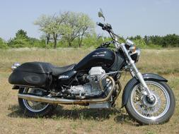Engine Motoguzzi Motorcycle