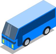 bus blue car road transportation