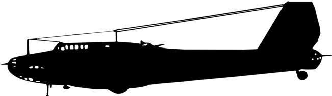 transport aircraft silhouette