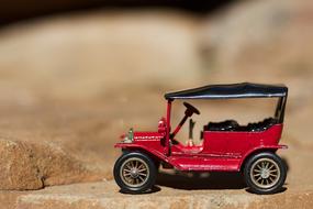 Toy Car Red Automobile