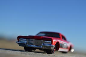 Car Toy Red Blue
