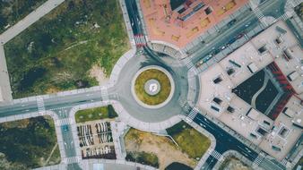 Landscape Aerial Road