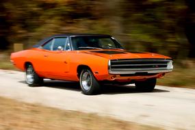 Charger Car Orange