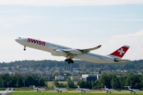 Airbus A340 Swiss Airlines Airport