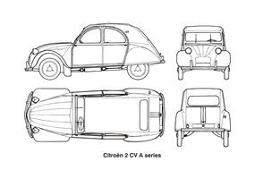 design of cars citroen classic