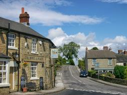 Thurgoland village in England