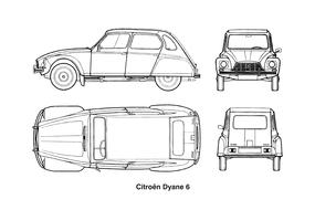 car cars citroen classic dyane