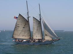 Sailboat Schooner Sea