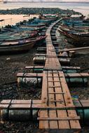 Wooden Boat Sea Fishing Boats