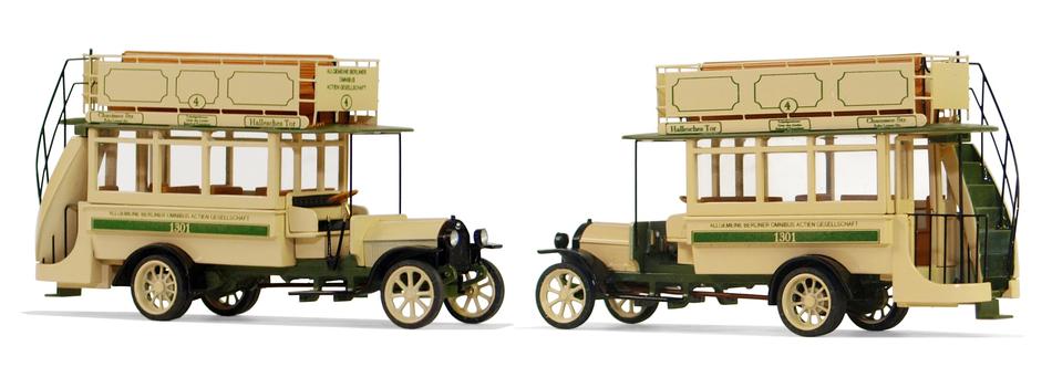 Daimler Double-deck omnibus from 1905 models, side view