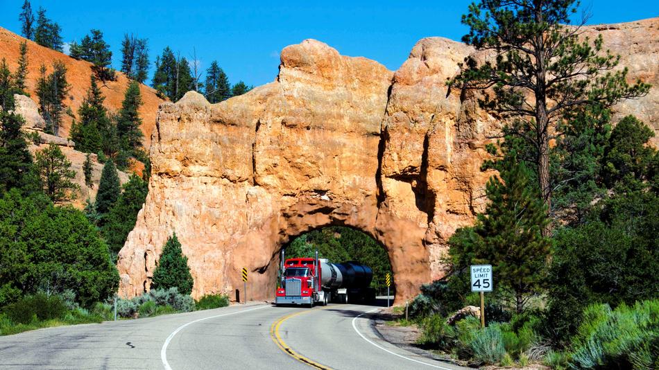 Entrance To Bryce Canyon in Usa