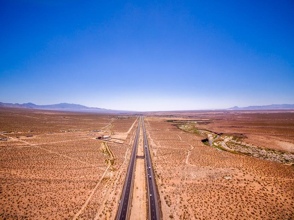 Landscape of Road in Arizona