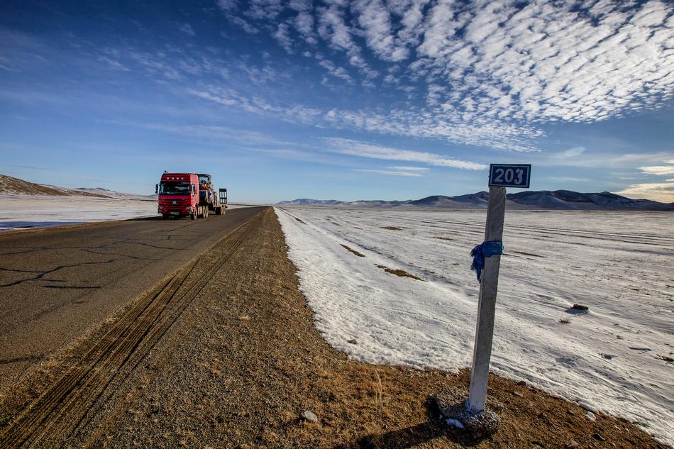 The Continent Transport at highway Road