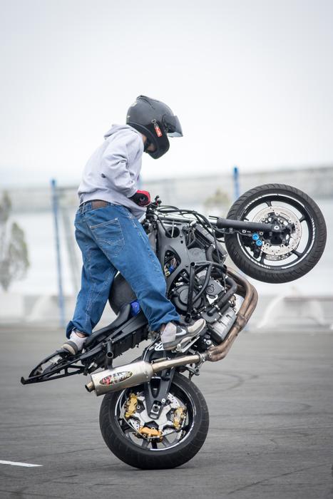 Hurry Motorbike rider