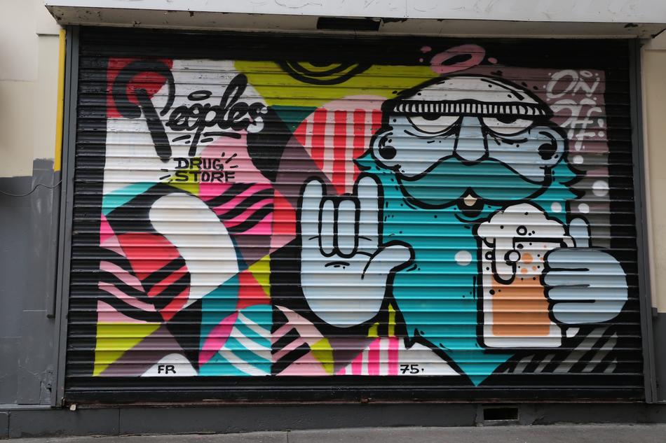 Street Art on Garage