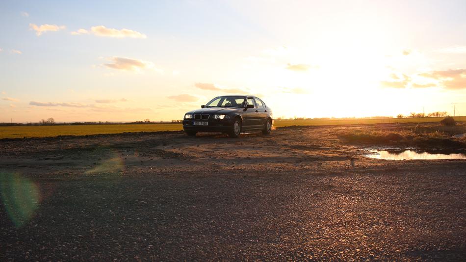 bmw Car Vehicle at Sunset