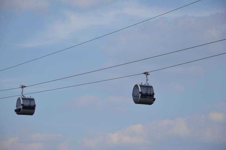 Rope Road in the sky close up