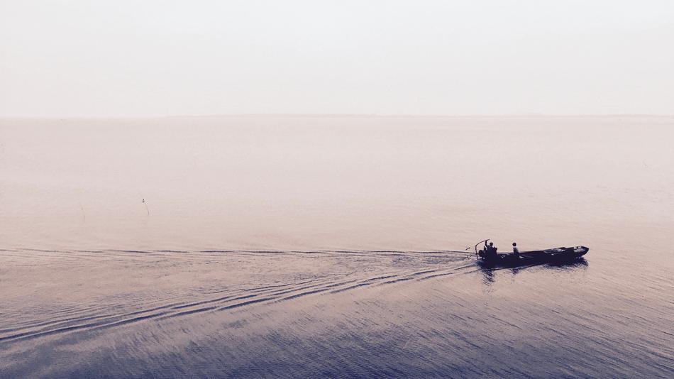 Beach Boat at Dawn