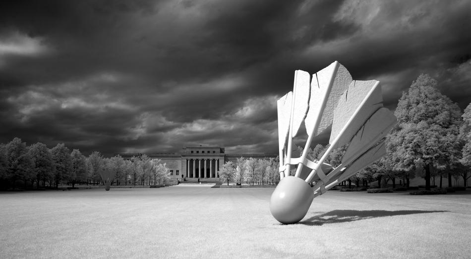 Shuttlecock Sculpture Outdoors
