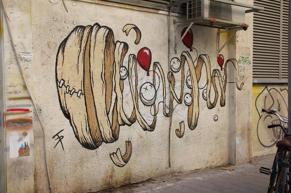 potato Graffitti Facade