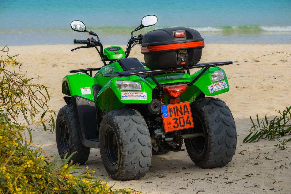 Quad Vehicle on the beach