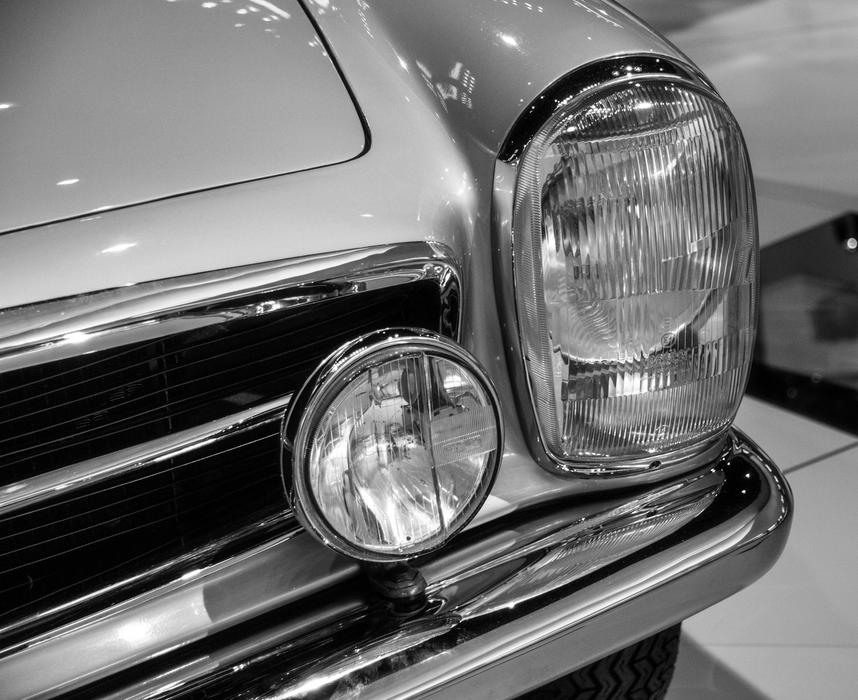 Mercedes Classic Car close-up
