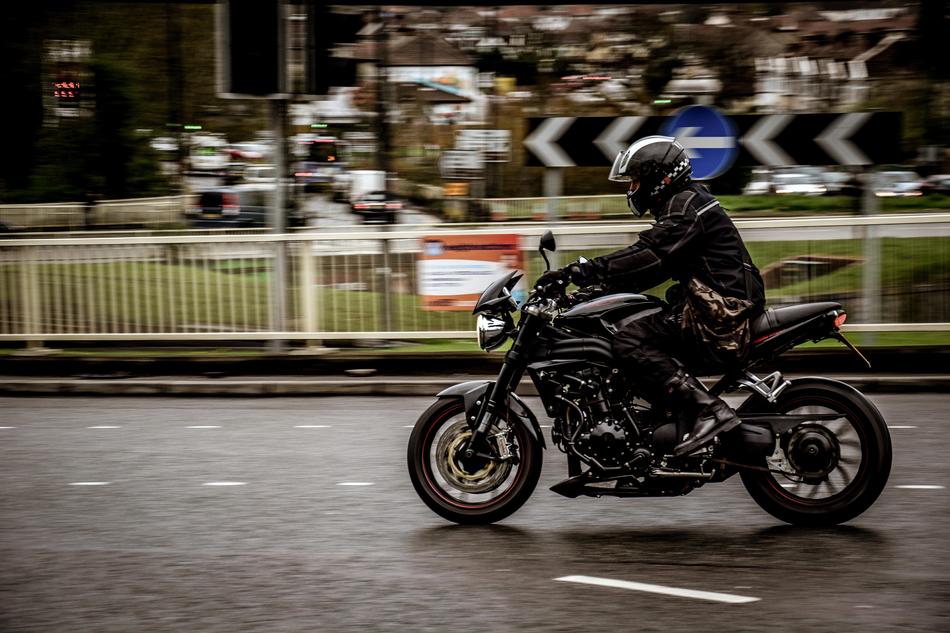 Motorcycle bike on Road