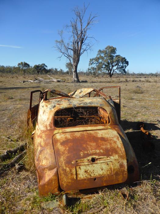 Vehicle Smashed Weathered