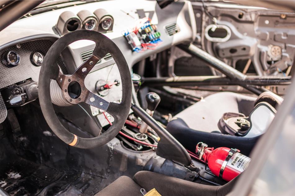 Car Interior Dash Steering