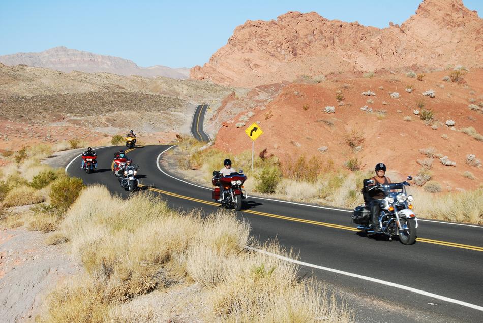Usa Motorcycle Desert